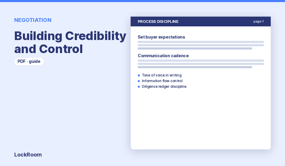 Building Credibility and Control thumbnail