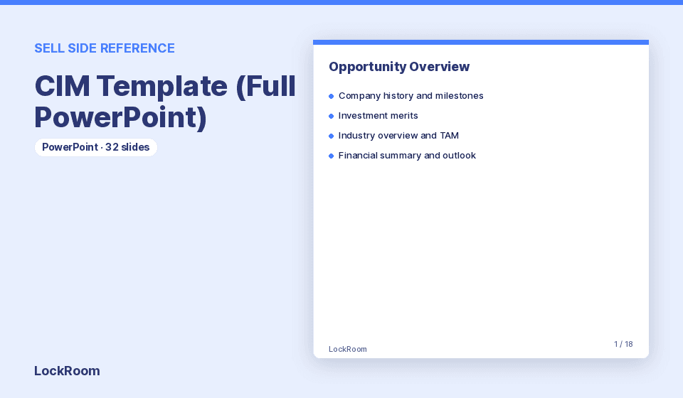 CIM Template (Full PowerPoint) thumbnail