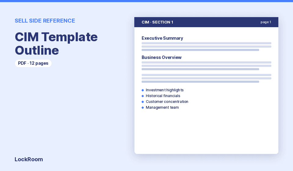 CIM Template Outline thumbnail