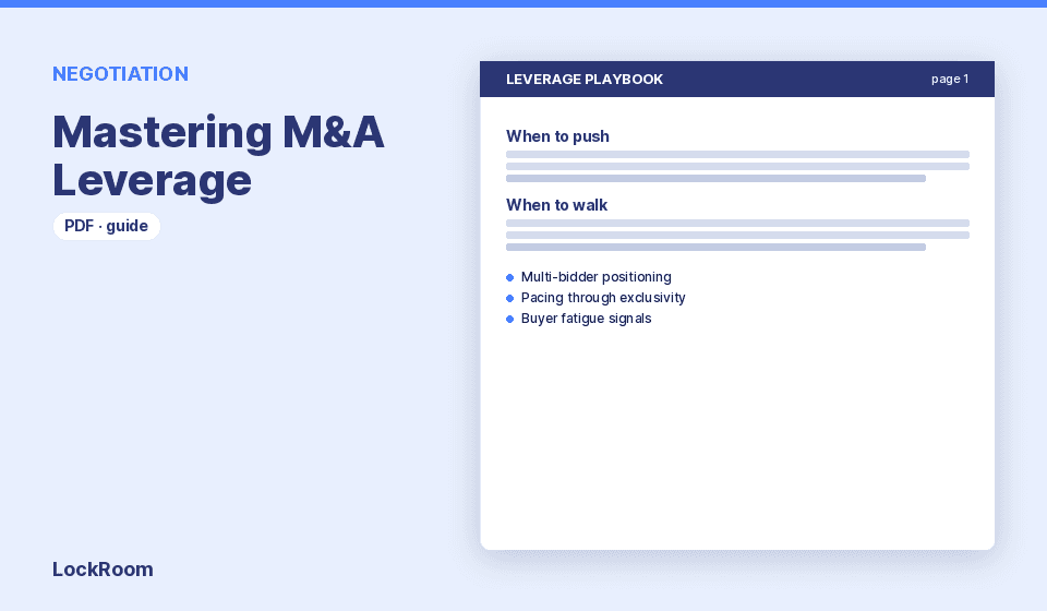 Mastering M&A Leverage thumbnail