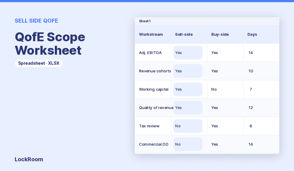 QofE Scope Worksheet thumbnail